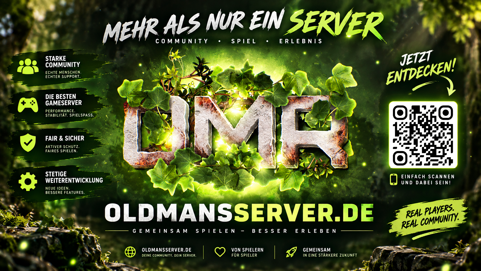 [EU/GER] Old Mans Server | Beginnerfreundlich | PVE